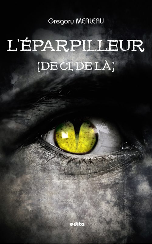 Un visage avec un oeil effrayant
